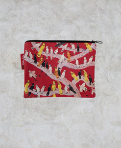 Birds in a Tree Cosmetic Bag (Small)