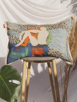 Load image into Gallery viewer, Figure in Three Movements - Linen Cushion Cover
