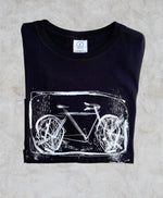 Load image into Gallery viewer, Bicycle on Black Original T-Shirt
