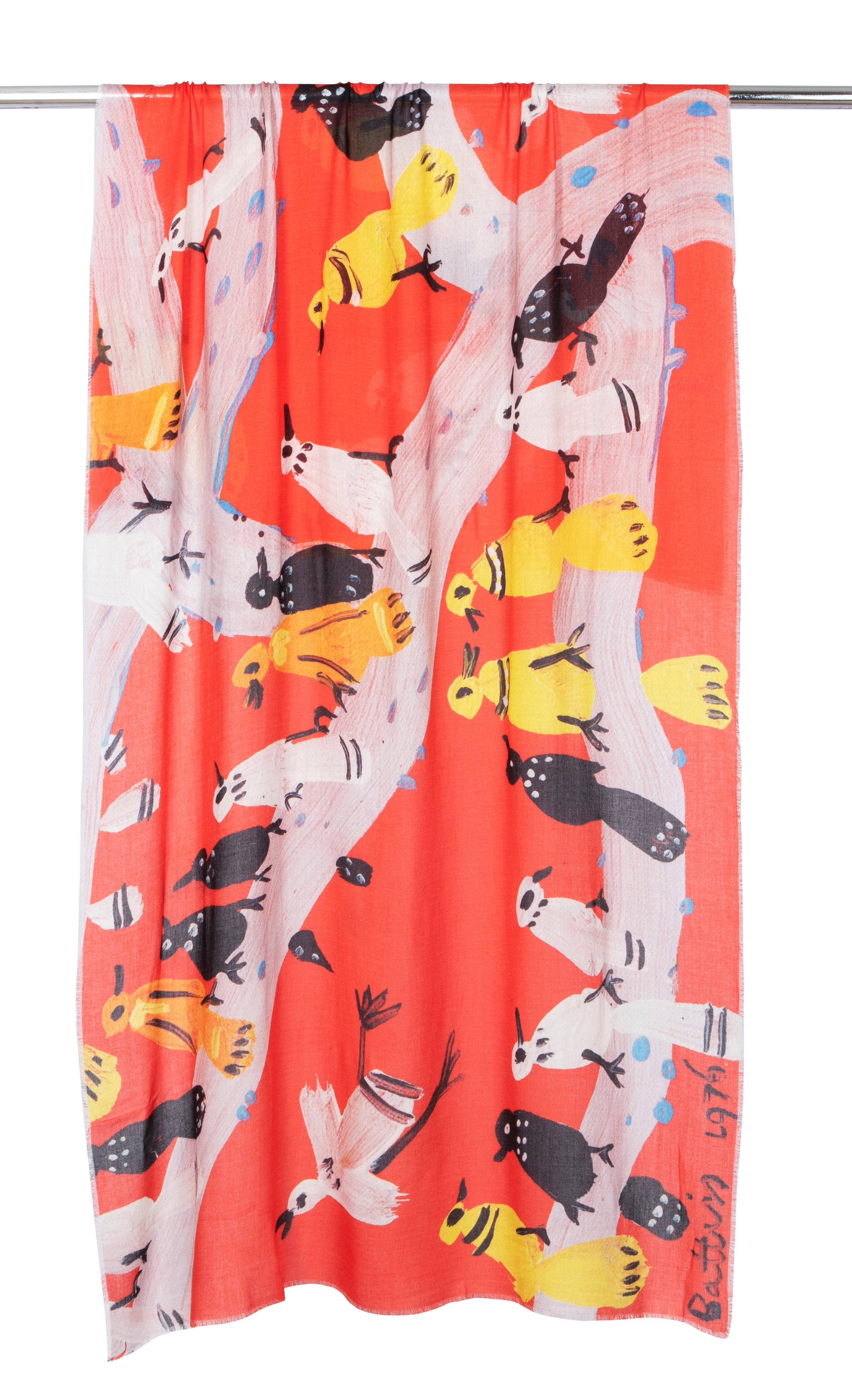 Birds in a Tree cotton sarong