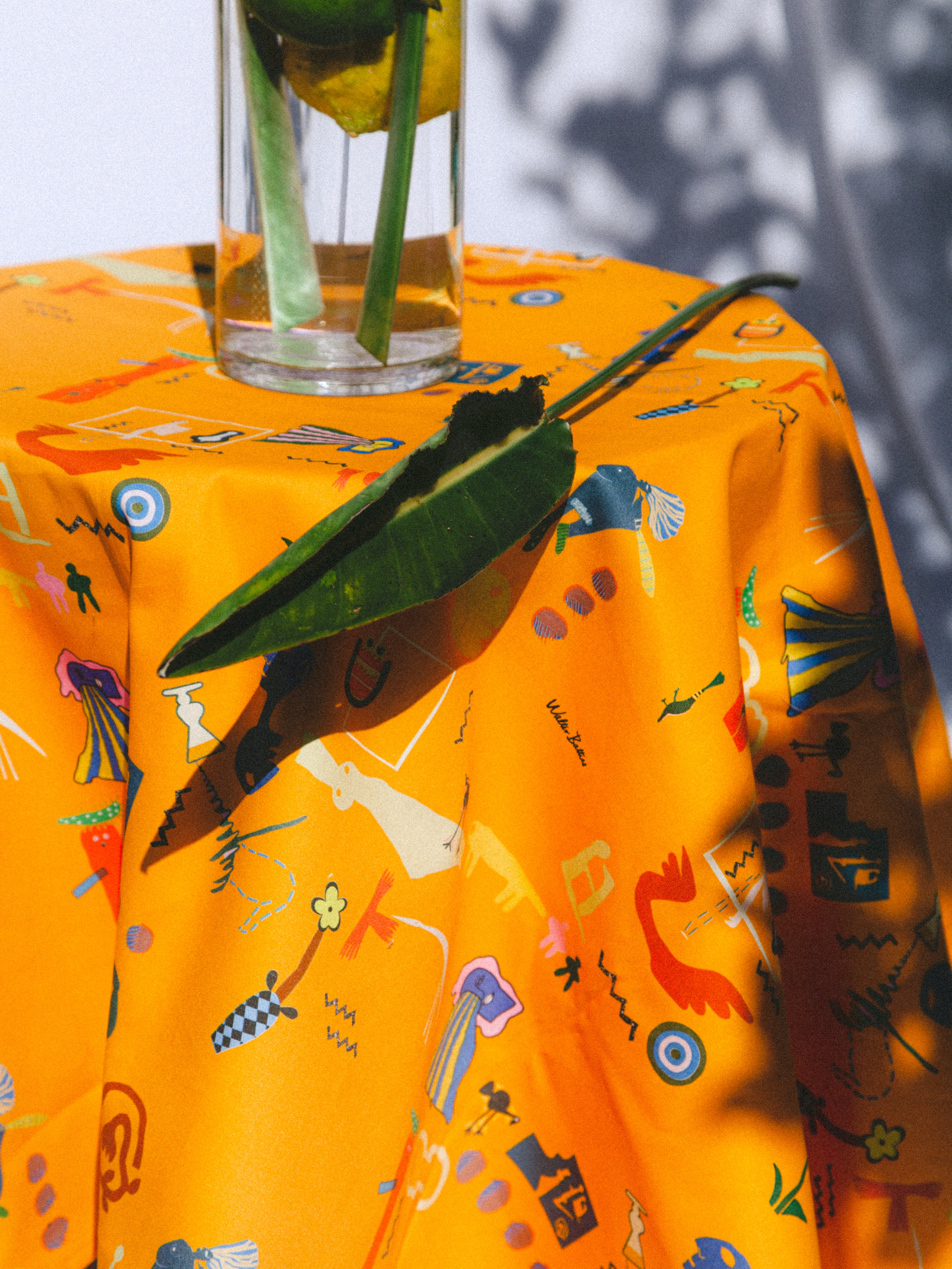 Zesty Orange Tablecloth
