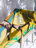 Load image into Gallery viewer, Boy Feeding Birds cotton sarong
