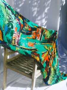 Forest scene Modal cashmere scarf
