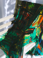 Load image into Gallery viewer, Forest scene Modal cashmere scarf
