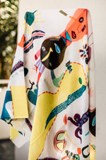 Load image into Gallery viewer, Spring Morning Cotton Sarong / Shawl
