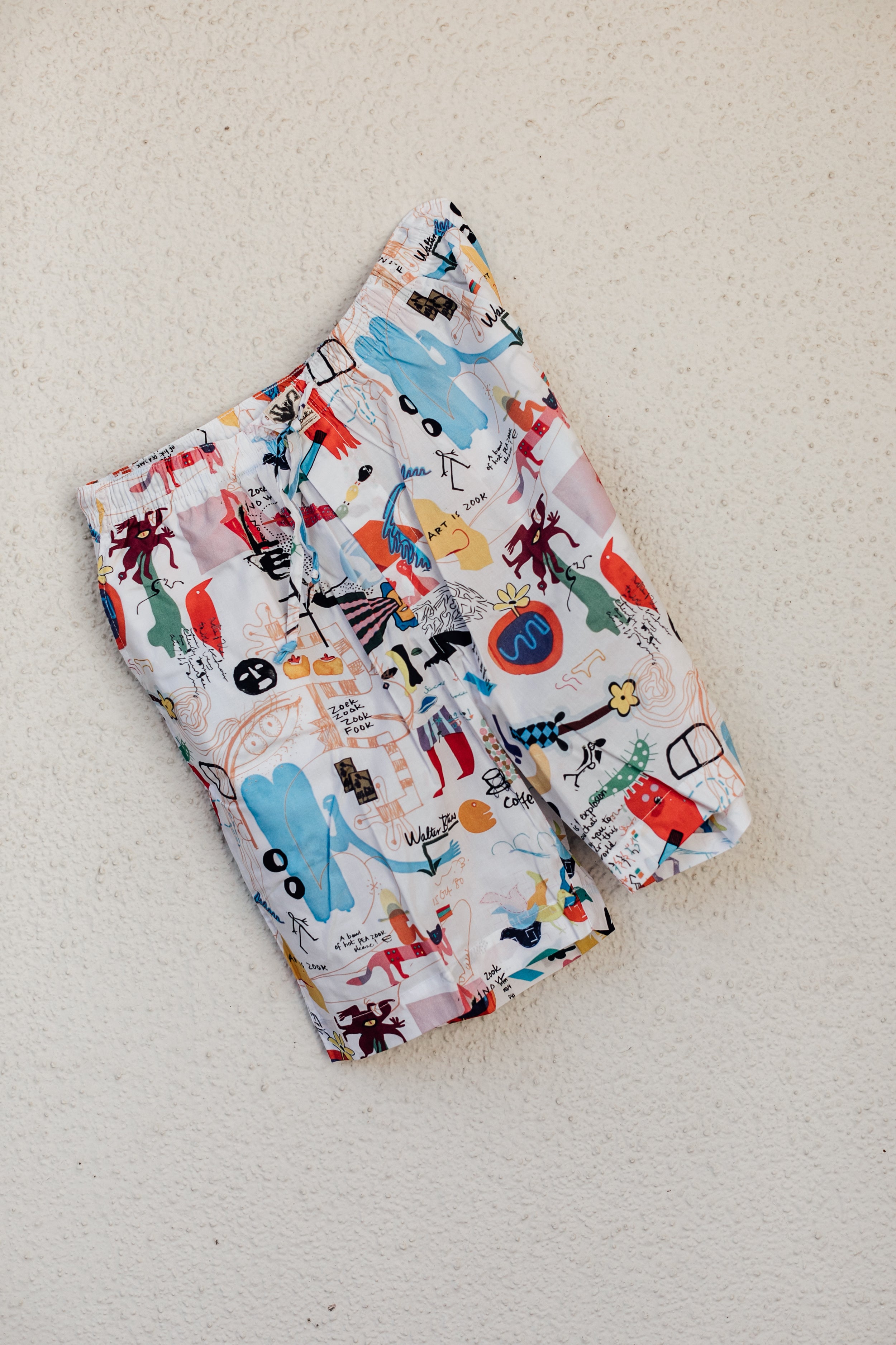 The ‘Liza’ White Lounger Shorts