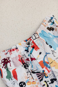 The ‘Liza’ White Lounger Shorts