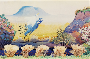 Karoo Birds in Flight Modal Cashmere Scarf