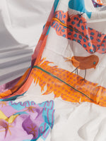 Load image into Gallery viewer, Walking feathers cotton sarong
