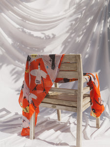 Birds in a Tree cotton sarong