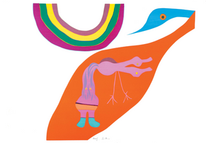 Bird with Blue Head