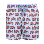 Load image into Gallery viewer, Limited Edition Wally&#39;s Wangle by Walter Battiss | Baby Blue / Swim Shorts

