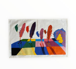 Walking Feathers Dish-Towel