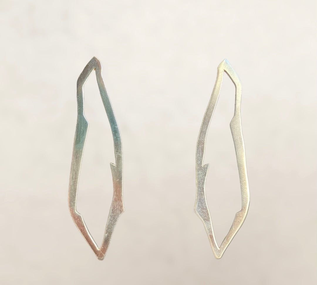 Nothing Thinking of Nothing in Sterling Silver - Earrings