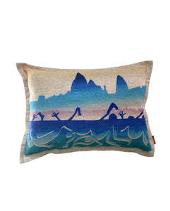 Swimmers - Linen Cushion Cover